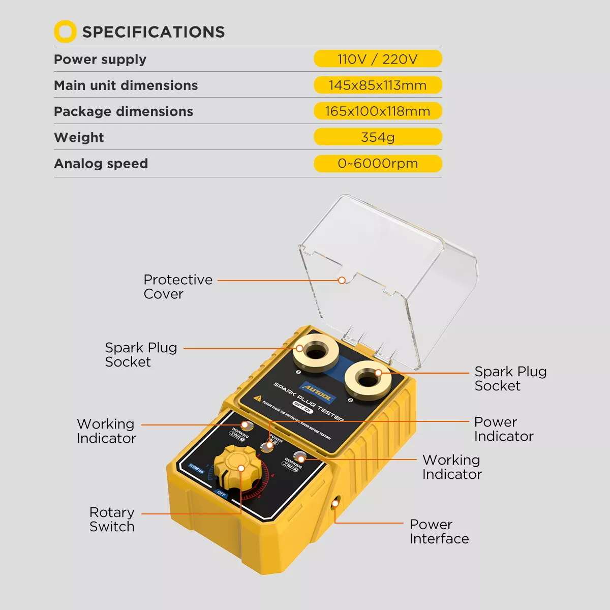 AUTOOL SPT-101 Detay Görünüm