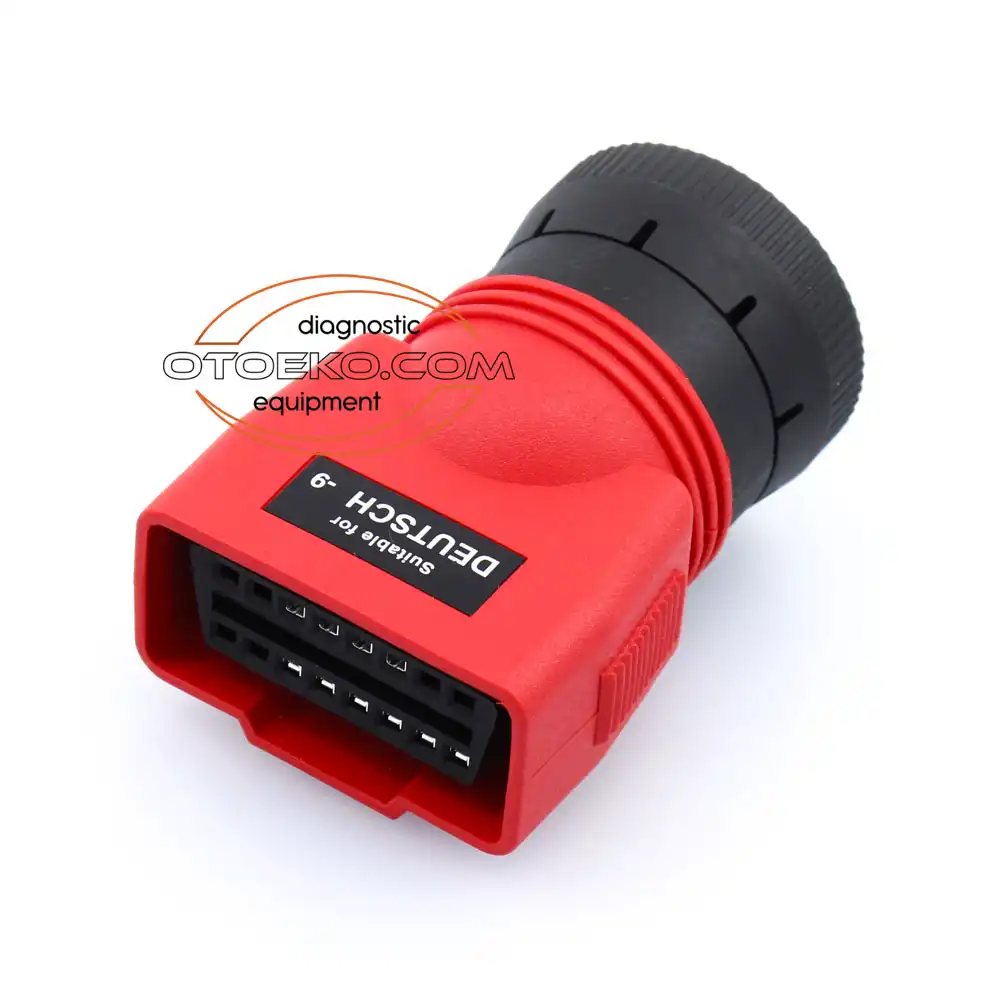 Autel Deutsch J1939 9 Pin - Obd2 Dönüştürücü Soket - 4