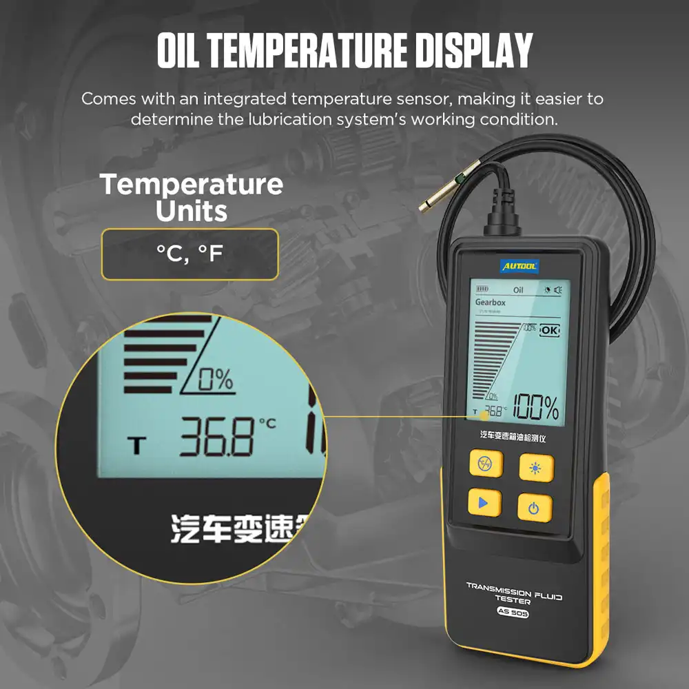 AUTOOL AS505 Yağ Sıcaklığı Göstergesi