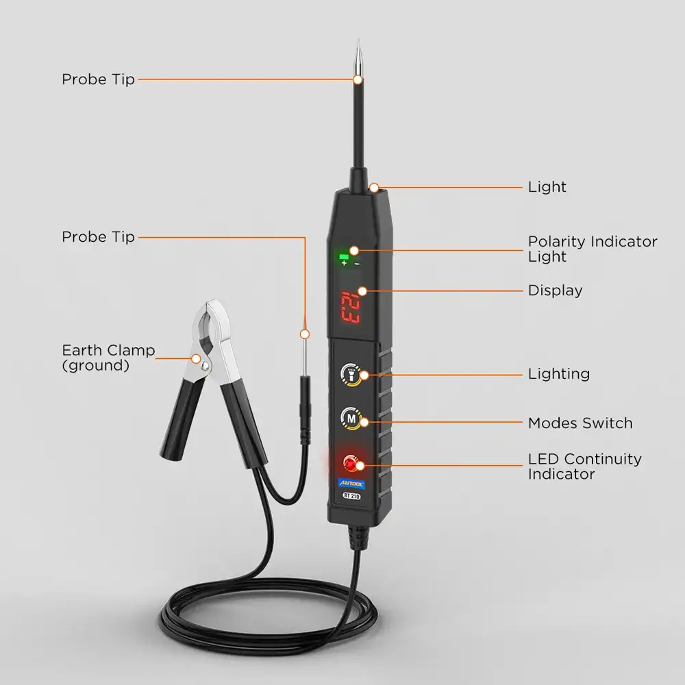 Autool BT210 Devre ve Tesisat Test Kontrol Cihazı - 5