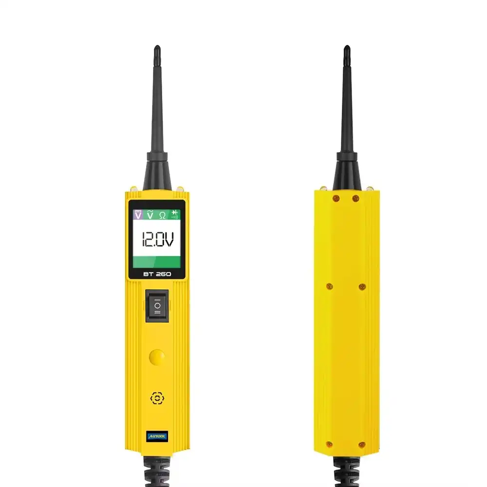 AUTOOL BT260 Devre ve Tesisat Test Kontrol Cihazı Ekran Görünümü