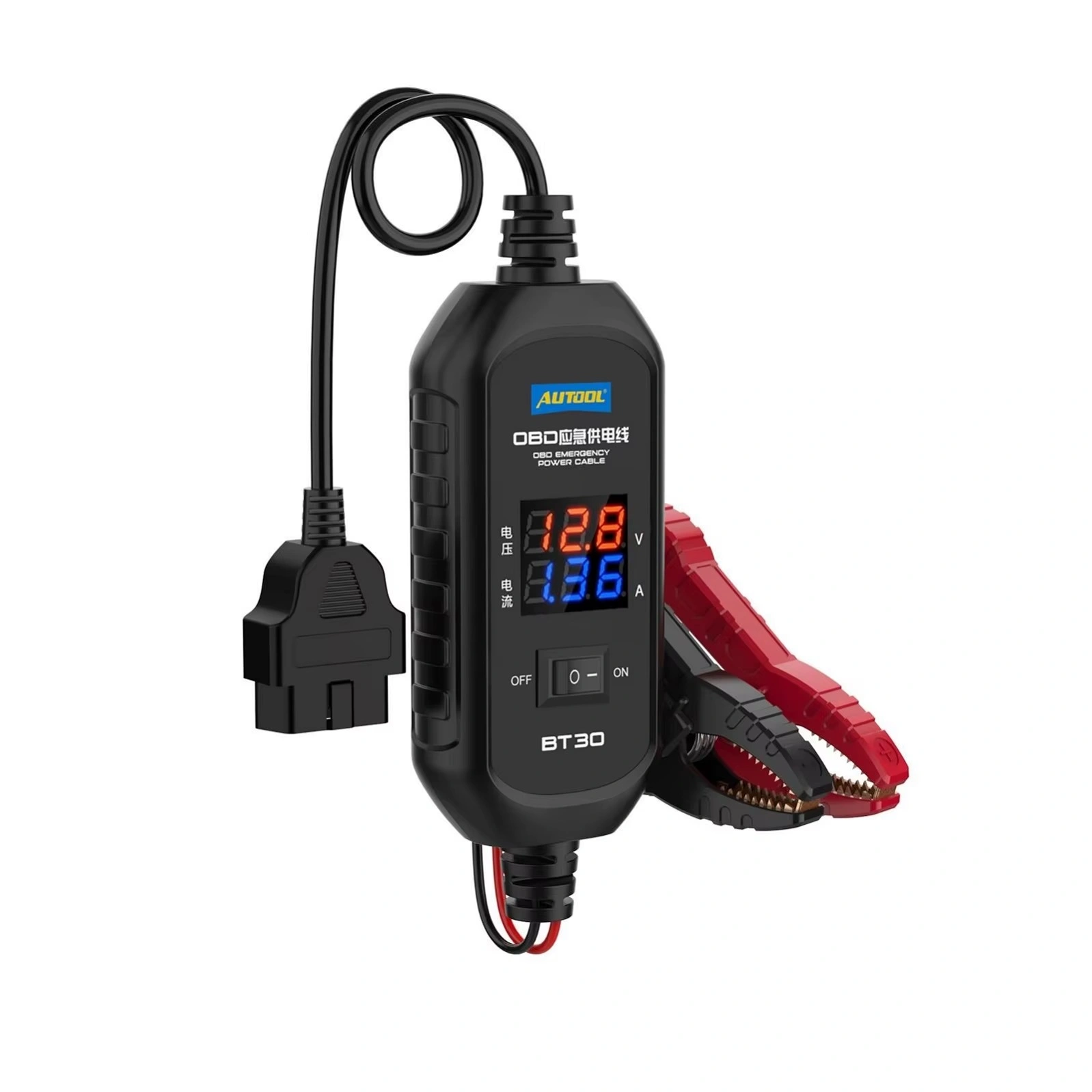 AUTOOL BT30 ECU Koruma Güç Kaynağı Kablosu Bağlantı Görünümü