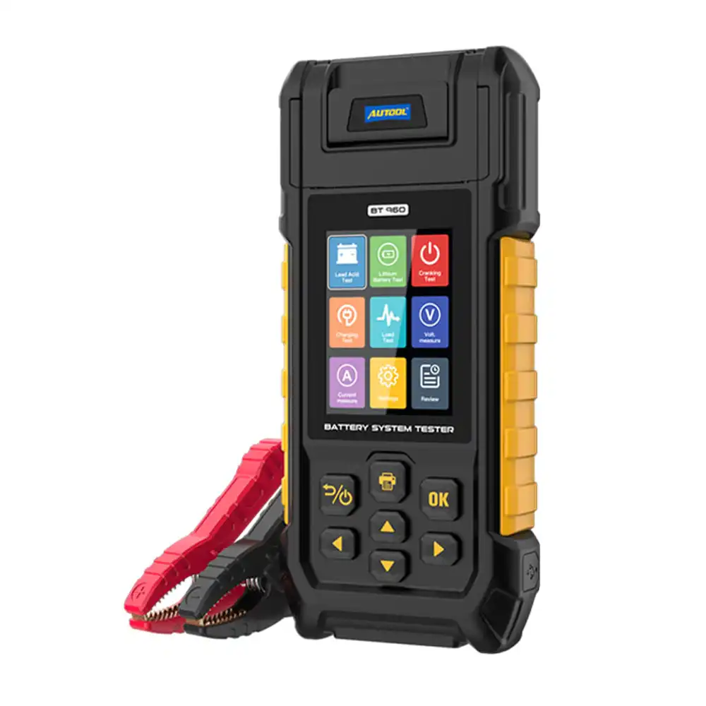 Autool BT960 Akü Test ve Teşhis Cihazı / Yazıcılı + EV Dahil