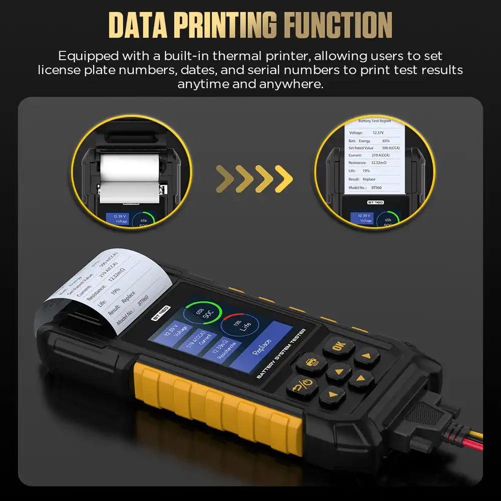 AUTOOL BT960 Veri Yazdırma Fonksiyonu