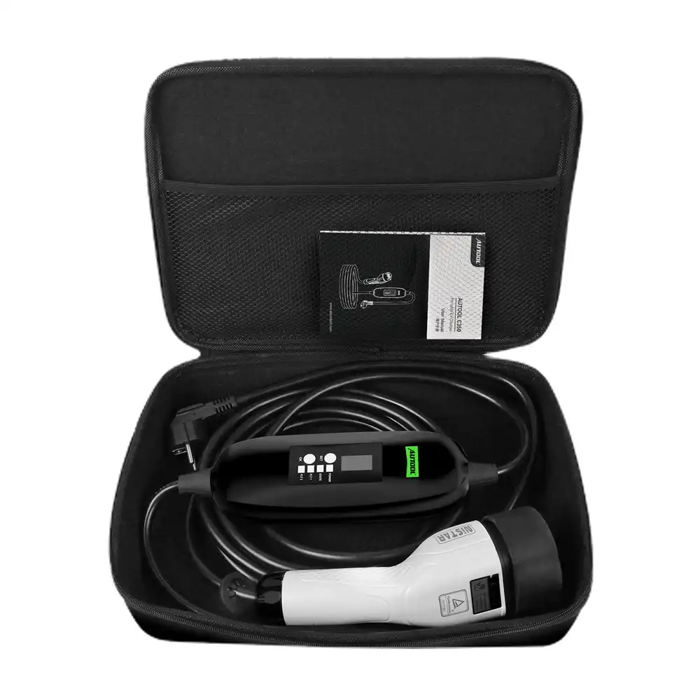 Autool C350 Taşınabilir Elektrikli Araç EV Şarj Cihazı / IP65 - 7