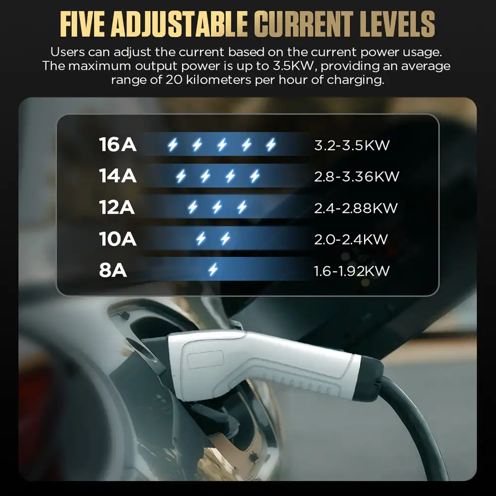 AUTOOL C350 Beş Ayarlanabilir Akım Seviyesi