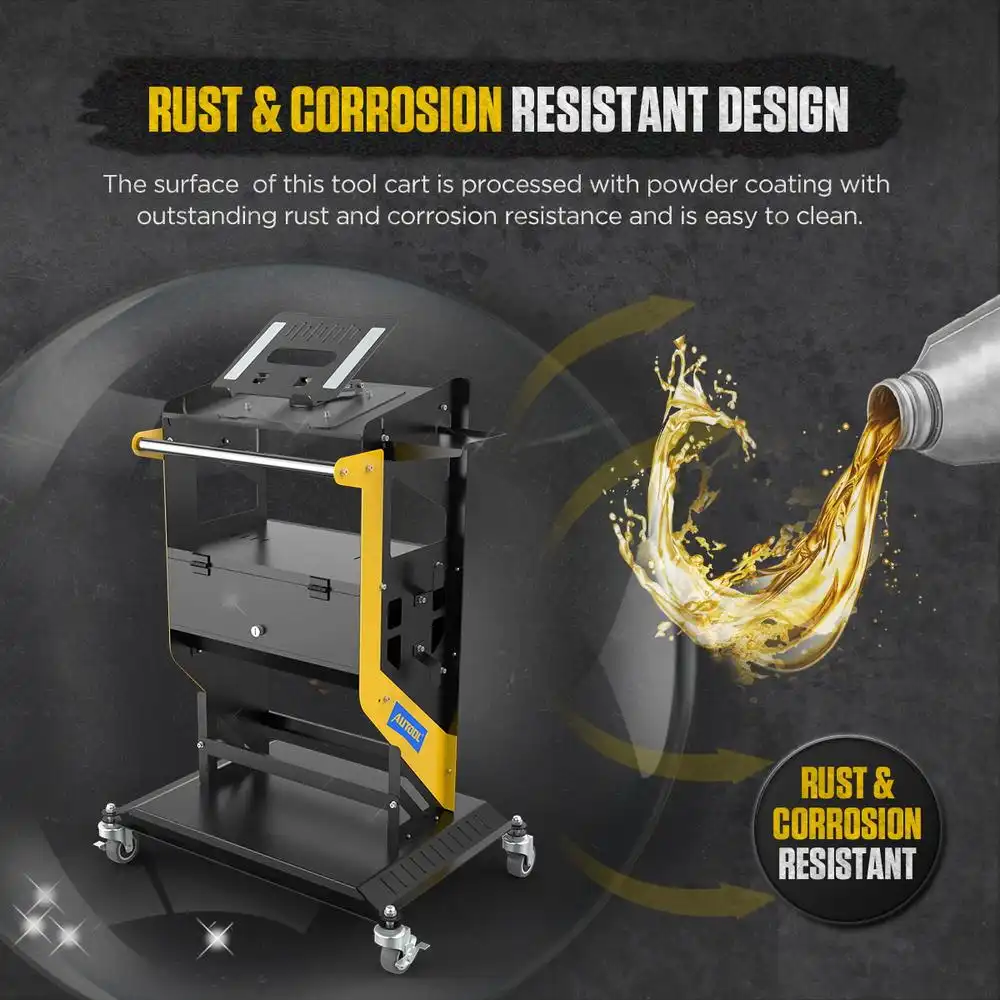 Autool MMT553 Profesyonel Tekerlekli Diagnostik Standı / Profesyonel - 4