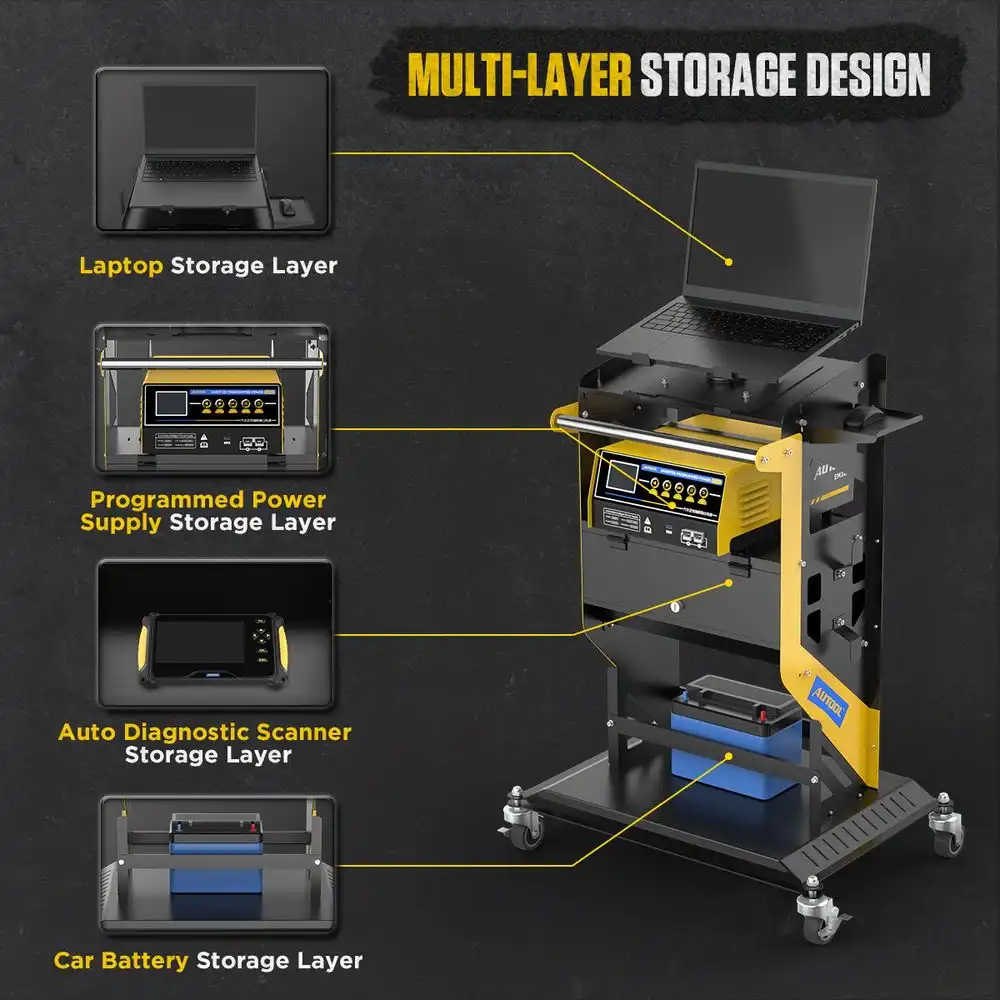 Autool MMT553 Profesyonel Tekerlekli Diagnostik Standı / Profesyonel - 3