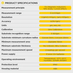 Autool TG501 Oto Boya Kalınlık Ölçme Cihazı - 4