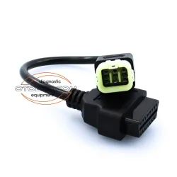 Bajaj 6 Pin - Obd2 Dönüştürücü Kablo Soketi - 4