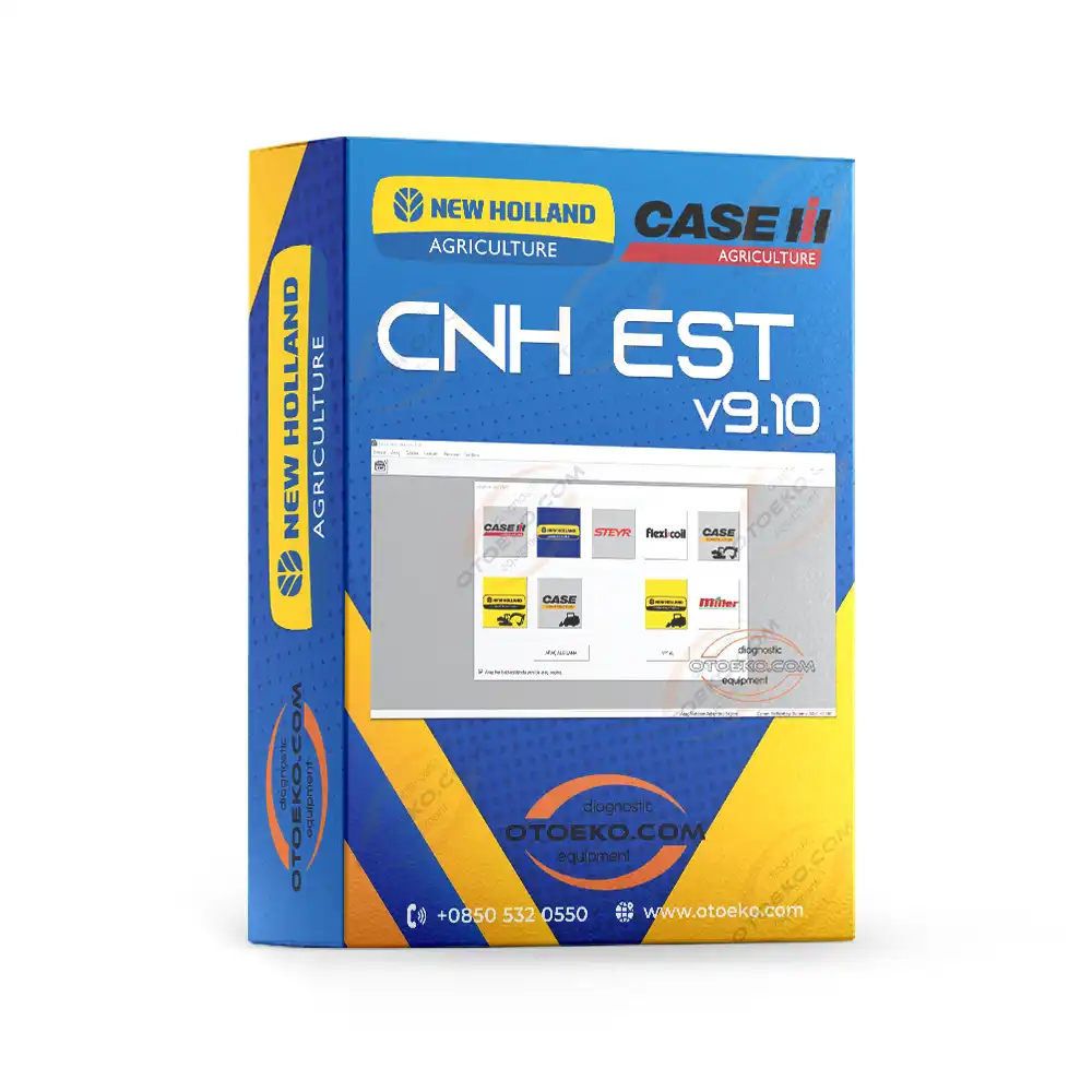 CNH New Holland Case Arıza Tespit Cihazı + Laptop - 9