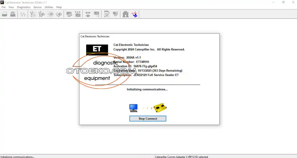 CAT Electronic Technician Interface 1