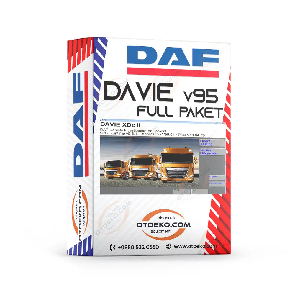 DAF Davie v95 Arıza Tespit Yazılımı / Türkçe