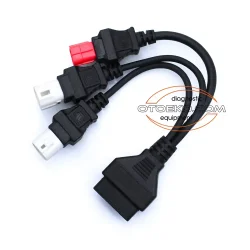 Euro5 6 Pin + Yamaha 3 ve 4 Pin - Obd2 Dönüştürücü Kablo Soketi - 2