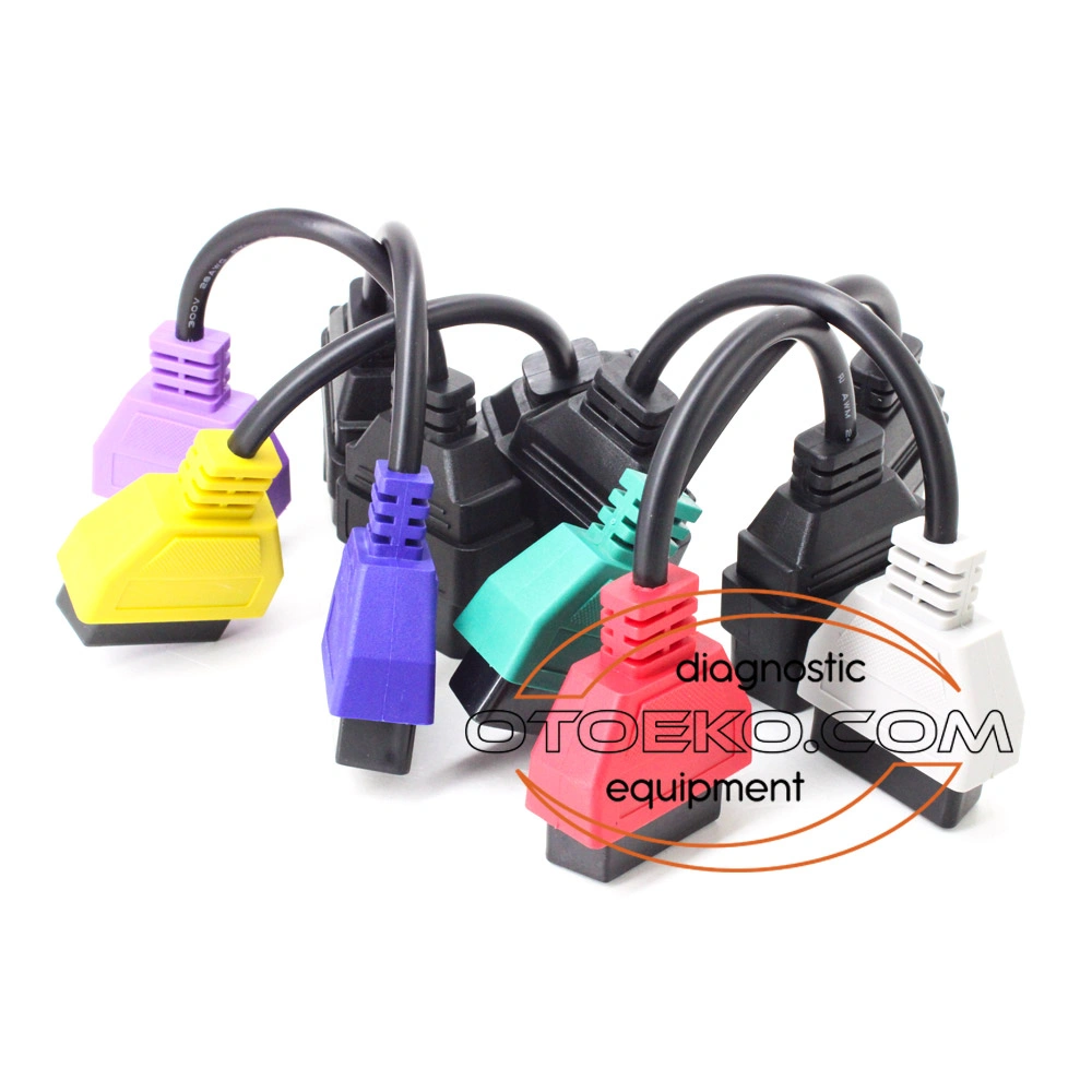 Fiat AlfaRomeo Jeep Multiecuscan OBD2 Kablo Adaptörü / 6'lı Kablo Seti - 2
