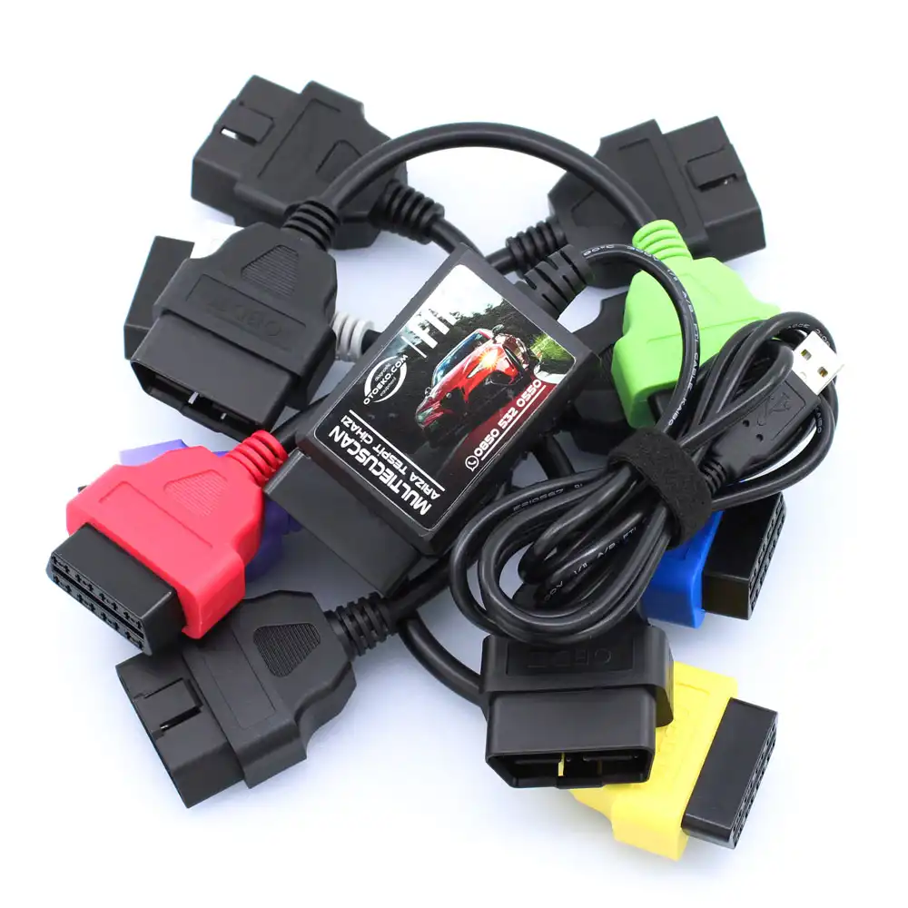 Fiat AlfaRomeo Multiecuscan Arıza Tespit Cihazı / 6'lı Kablo Seti - 2