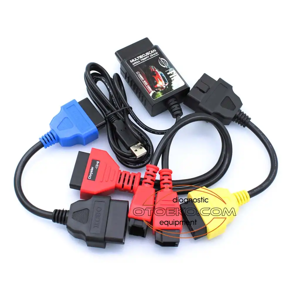 Fiat AlfaRomeo Multiecuscan Arıza Tespit Cihazı Komple Set - 8