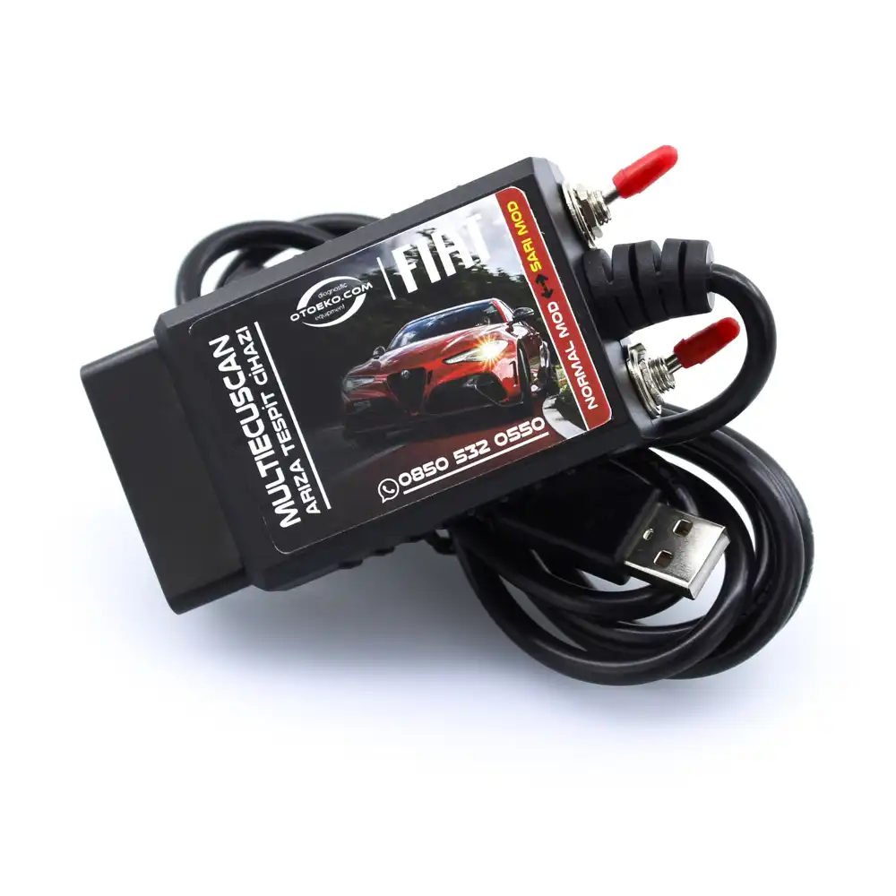 Fiat MultiEcuScan Gizli Özellik Açma Cihazı / Sarı Modlu