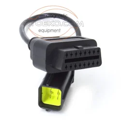Husqvarna 6 Pin - Obd2 Dönüştürücü Kablo Soketi - 3