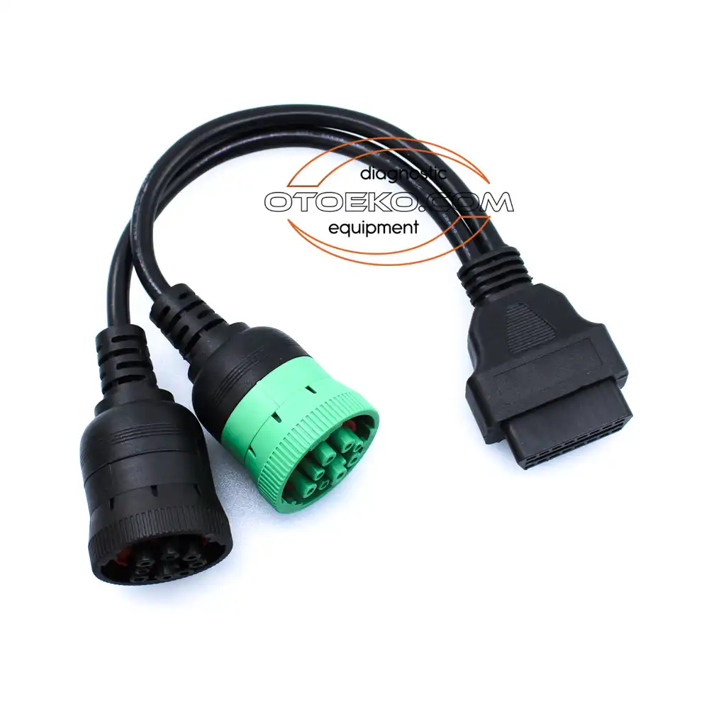 J1939 9 + 9 Pin - Obd2 Dönüştürücü Kablo Soketi - 3