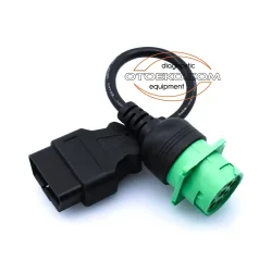 J1939 9 Pin - Obd2 Dönüştürücü Kablo Soketi / Dişi - Yeşil - 5