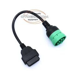 J1939 9 Pin - Obd2 Dönüştürücü Kablo Soketi / Yeşil - 3