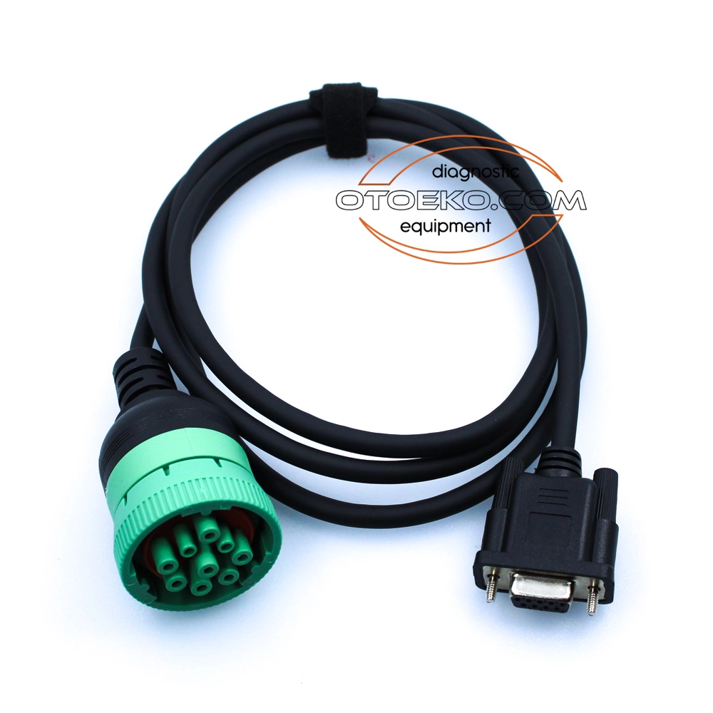 J1939 9 Pin - RS232 Dönüştürücü Kablo Soketi / Yeşil Tip 2 - 2