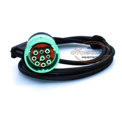 J1939 9 Pin - RS232 Dönüştürücü Kablo Soketi / Yeşil Tip 2 - 4