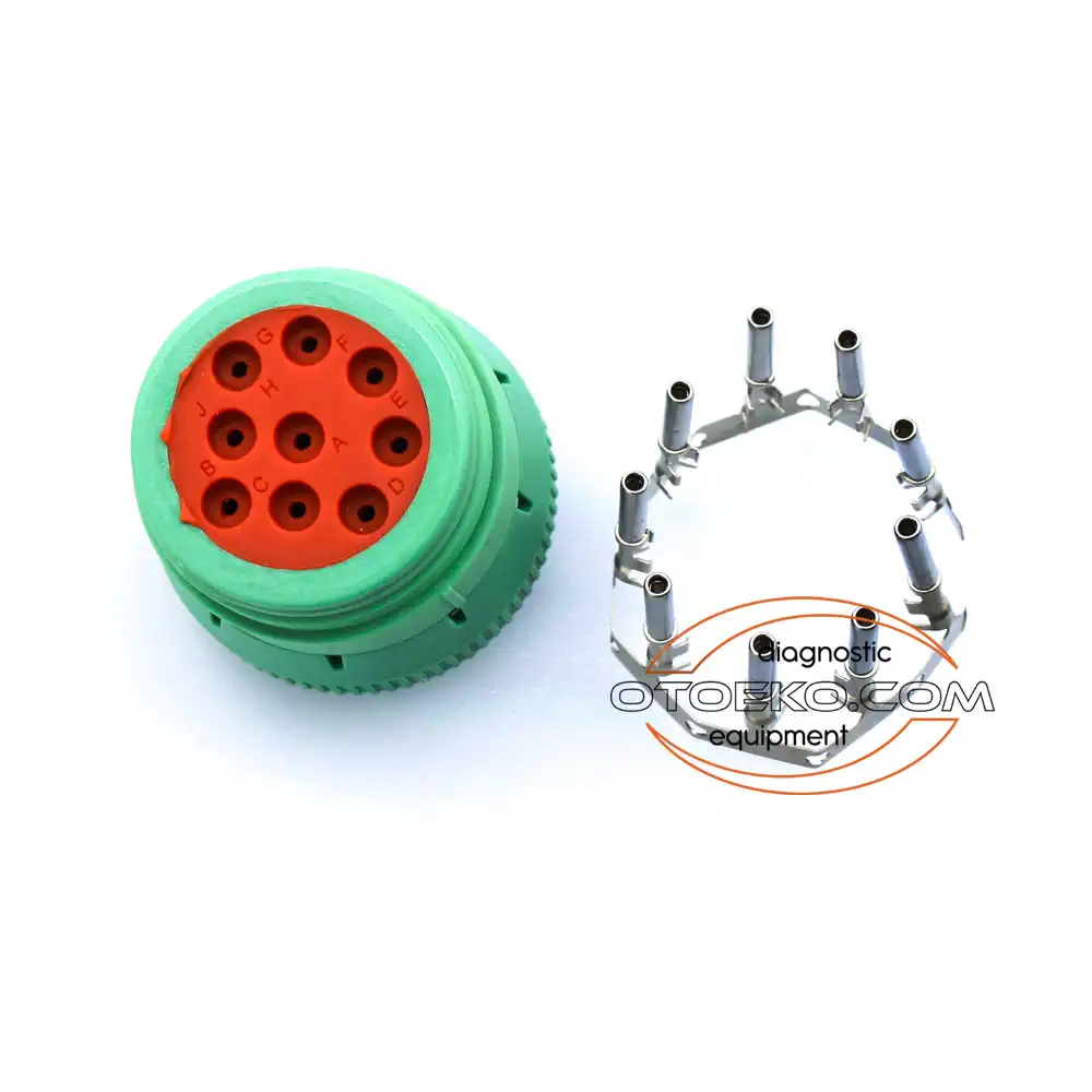 Tip 2 Yeşil Konnektörün İç Yapısı ve Pin Yuvaları