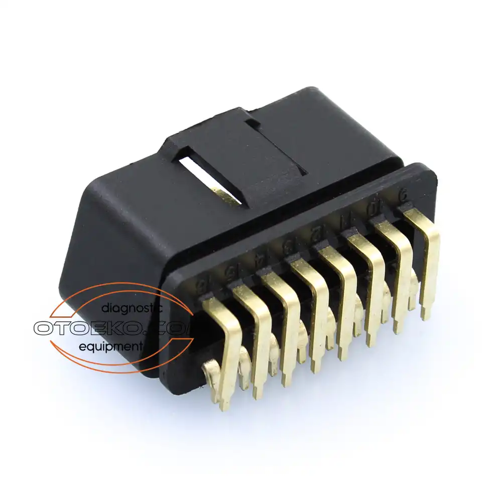 J1962M Obd2 Erkek 16 Pinli Konnektör / 90°