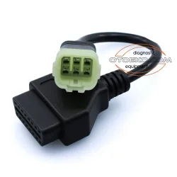 Kawasaki 6 Pin - Obd2 Dönüştürücü Kablo Soketi - 4