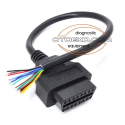 Obd2 16 Pin Ucu Açık Dişi Uzatma Kablosu / 30 CM - 2
