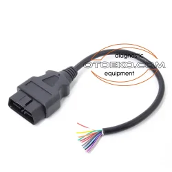 Obd2 16 Pin Ucu Açık Erkek Uzatma Kablosu / 30 CM - 3
