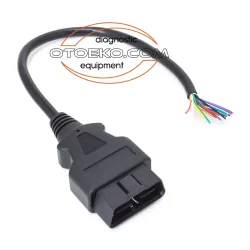 Obd2 16 Pin Ucu Açık Erkek Uzatma Kablosu / 30 CM - 4