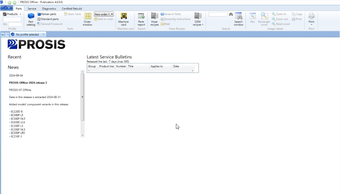 Volvo Prosis Yazılım Arayüzü