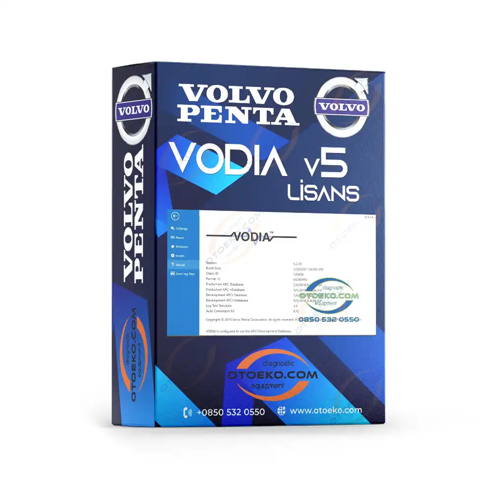 Volvo Vodia 5 v5.2.50 Arıza Tespit Yazılımı / İngilizce