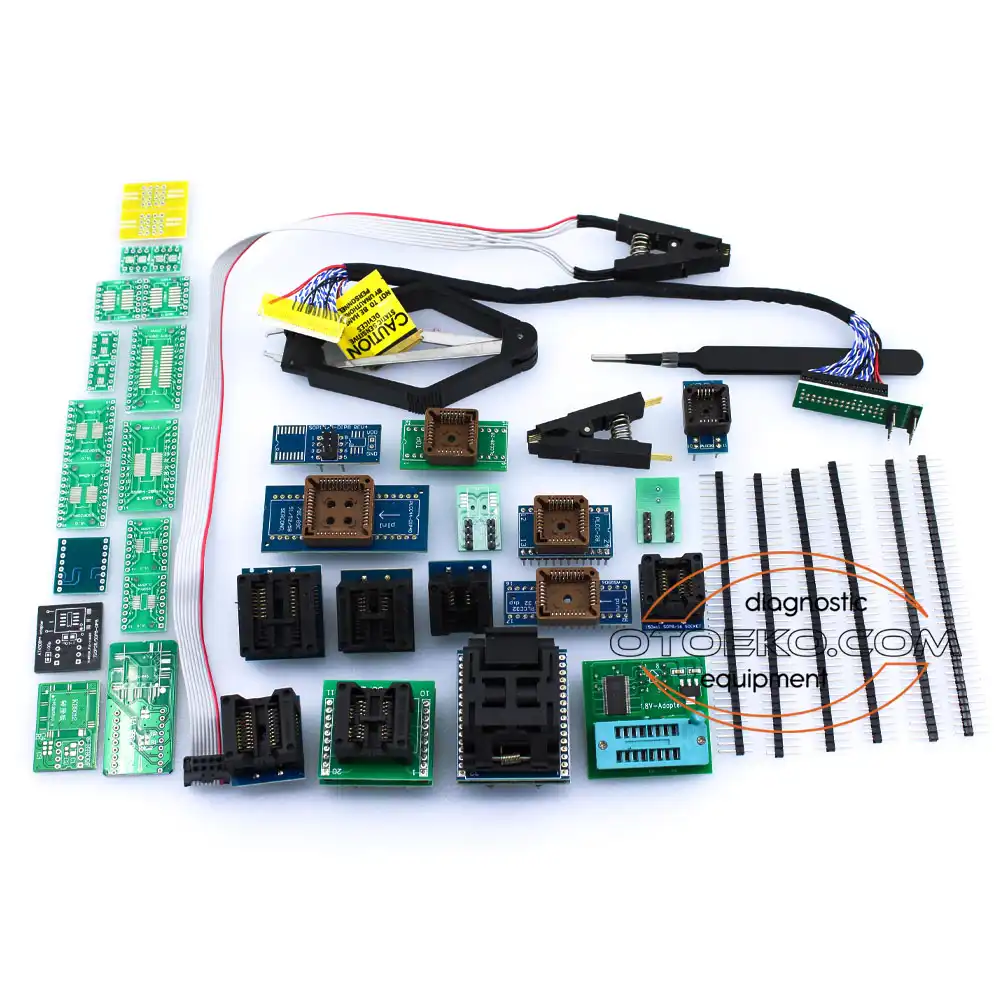 XGECU Mini Pro T48 (TL866) Universal Programlayıcı / 39 Adaptör - 3